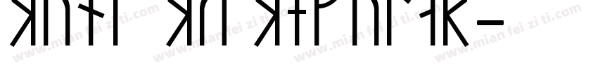 Runic RU Regular字体转换